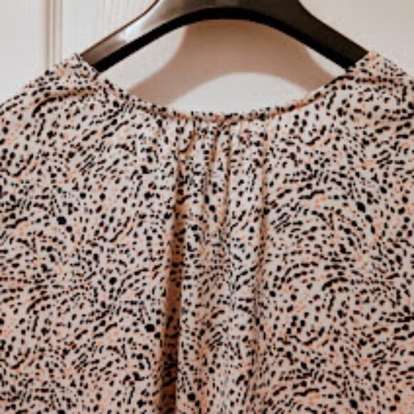 Animal Print Cynthia Rowley 1X blouse - Picture 6 of 6